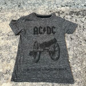 4t AC/DC Charcoal Kids Tee